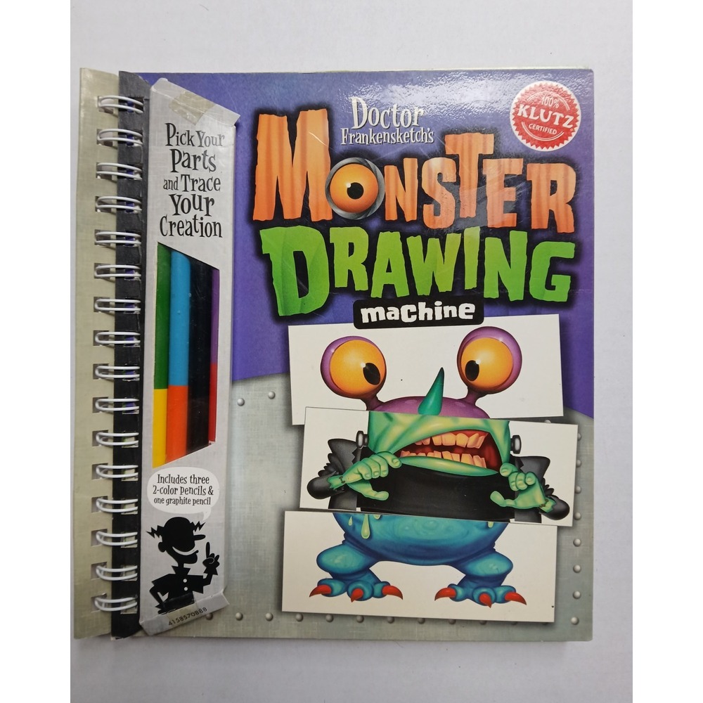 Dr. Frankensketch's Monster Drawing Machine - Spiral-bound the‎ legendary cre...
